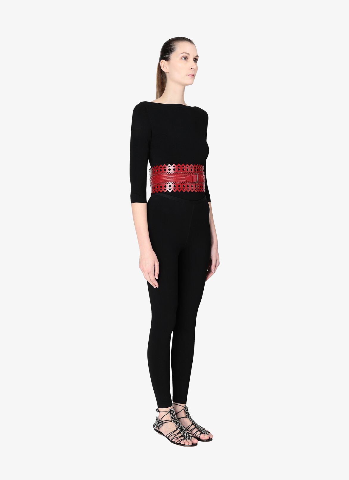 Belts ALAÏA LACQUER RED BELTS